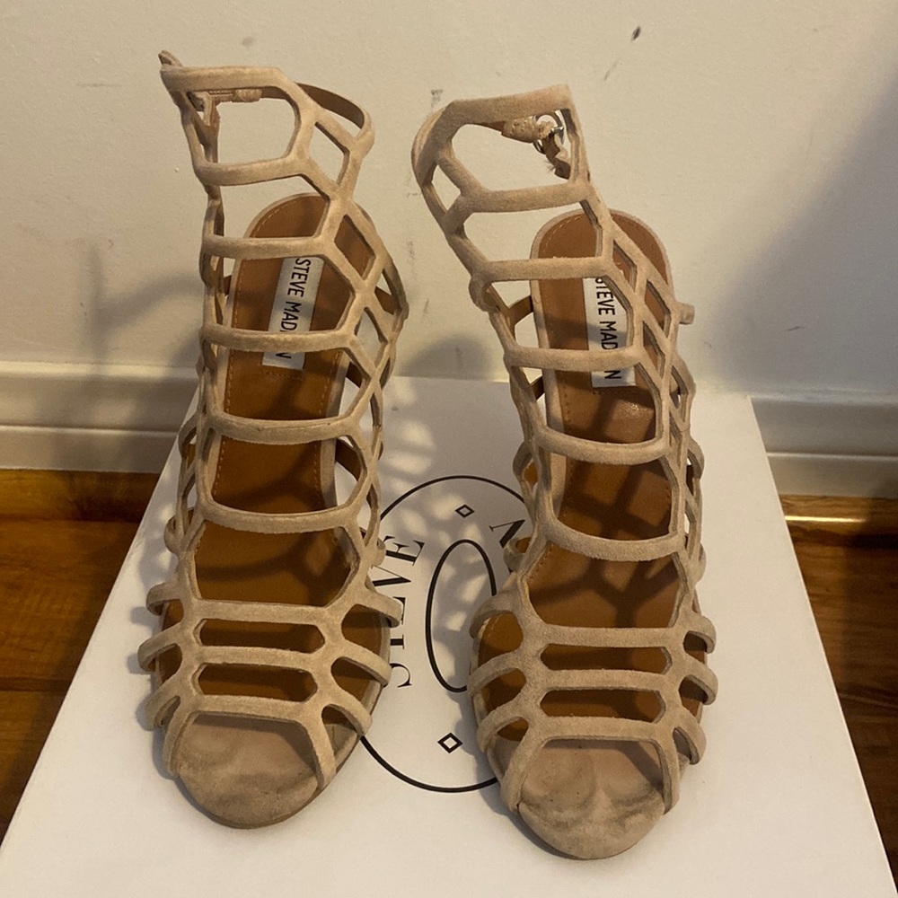 Steve Madden Slithur Blush Heels